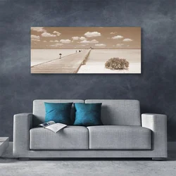 tulup.si Slika na platnu Morje most landscape 120x60 cm