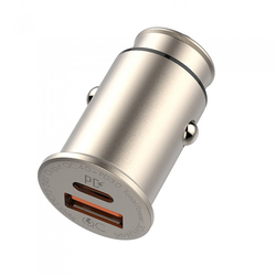 LDNIO Auto punjač C506Q USB I Pd + Lightning Kabl