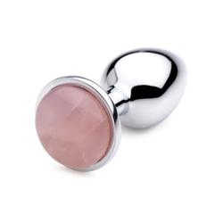 Booty Sparks Gemstones Rose Quartz Gem Anal Plug Small