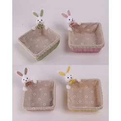 Uskršnja korpa zeka 13*13cm 068877
