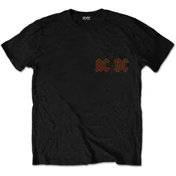 AC/DC Unisex majica Hard As Rock Black (Back Print) XL
