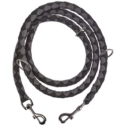 TRIXIE CAVO NASTAVLJIV POVODEC ČRN S-M 2.00 m/12 mm