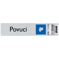 Samolepljiva pločica - povuci -165x44mm