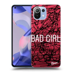 Silikonski prozorni ovitek za Xiaomi 11 Lite 5G NE - Bad girl