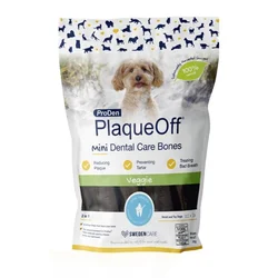 PLAQUE OFF DENTAL CARE BONES MINI, veggy, 20 kosov