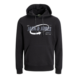 JACK & JONES Majica, črna
