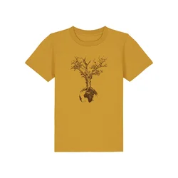 Life-Tree Majica Weltenbaum oker