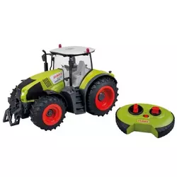 Traktor s prikolico na daljinsko upravljanje Claas Axion 870