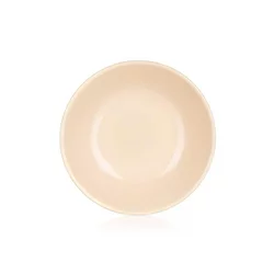 Banquet Keramični krožnik AMANDE 21 cm, bež, komplet 6 kosov