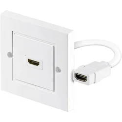 hdmi-adapter za stensko vtičnico za 1 priključek, ženski HDMI-konektor/ž. HDMI-konektor