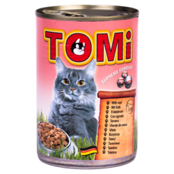 Tomi Vlažna hrana za odrasle mačke Adult, 400 g - teletina