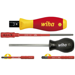 Wiha Podesivi moment odvijač TorqueVario®-S električarski PlusMinus / Pozidriv varijabilno podesivi obrtni moment 5 delova 38074