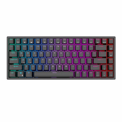 slomart mehanska tipkovnica royal kludge rk84 rgb, rdeče stikalo (črna)