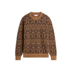 TOMMY HILFIGER Pulover karamel/črna