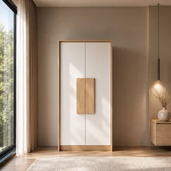 Liven Ormar Christy, 80x52x180 cm, Belo-smeđi