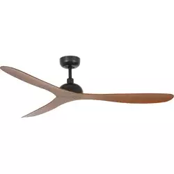 FARO 33447WT - Stropni ventilator GOTLAND L, braon/crna, prečnik 132 cm WT + DO