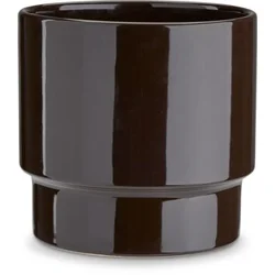 Saksija JASPER O18xV18cm tamno braon