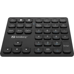SANDBERG Bežična numerička tastatura USB Pro 630-09 crna