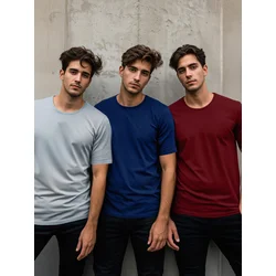 Trendyol Muški set majica TMNSS19BO0007, Višebojni