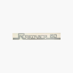 CAR 888 ACCESSORIES Nalepnica Rakovica 60 siva
