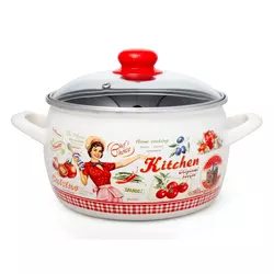 Metalac duboka šerpa RASPEVANA KUVARICA 22cm/5,7l Krem