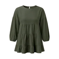 Imily Bela Bluza temno zelena