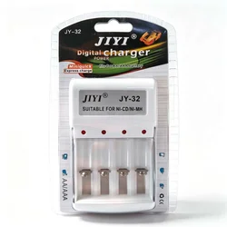 JIYI  Digital Charger punjač za AA AAA baterije, Ni-MH Ni-Cd, 4 mesta, Quick Charge