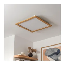 Eglo - LED nadgradni panel SALOBRENA-RW WOOD LED/34W/230V 2700/4000K braon