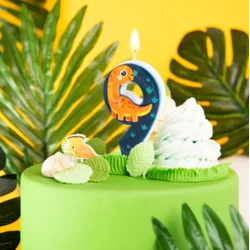 PartyPal Svečka za torto številka 9 DEVET Dino DINOZAVER