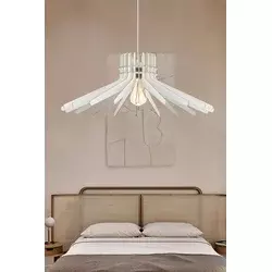Opviq Luster Boomerang, 20cm, 59 cm, E27, 40W, Beli
