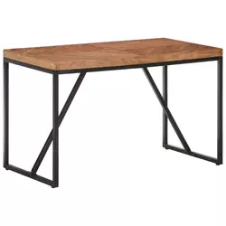 vidaXL Jedilna miza 120x60x76 cm trden akacijev in mangov les