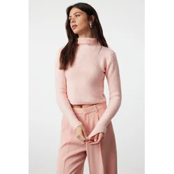 Trendyol Milla ženski duks TWOAW25KZ00042, puder / roza
