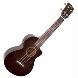 Mahalo Electric-Acoustic Concert Ukulele Trans. Black