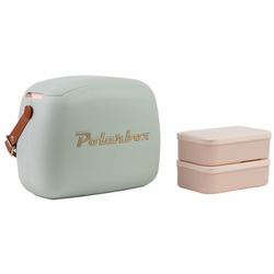 Polarbox Urban Retro Cooler Bag 6L Matcha Gold