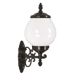 Lessentiel Maison Spoljna zidna lampa BAP-68194-BSY-OP, 45 cm, E27, 40W, IP65, Crna