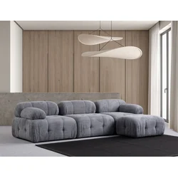 Atelier del Sofa Ugaona garnitura Petite, 290x160 cm, Siva