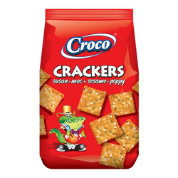 CROCO Krekeri sa susamom i makom CROCO 100g
