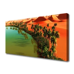 tulup.si Slika na platnu Lake palm desert 120x60 cm