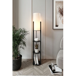 Opviq Podna lampa Radiante, 135 cm, Crna