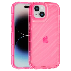 Aurora Wave maska za iPhone 13 - crvena