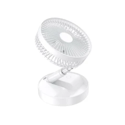 Ventilator sa podesivom visinom i daljinskim upravljačem beli