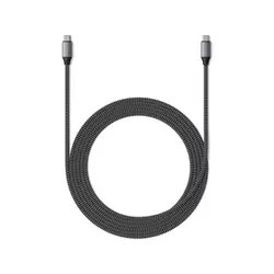 SATECHI USB-C to USB-C 100W Braided Charging 2m Cable - Grey(ST-TCC2MM)