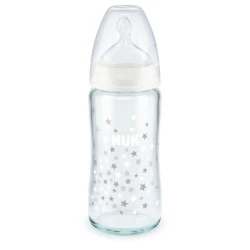 Nuk staklena flašica sa termo indikatorom 240ml