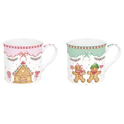 2-piece porcelain mug set, 300ml, Sweet Christmas - Nuova R2S
