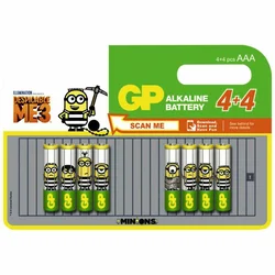 Baterije GP Alkaline Battery AAA Minions 4+4