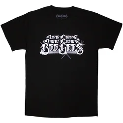 Bee Gees Stacked Logo Black L Majica