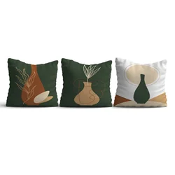Aberto Design HMI KIR 127 Set od 3 dekorativna jastuka, 43 x 43 cm, Šareni