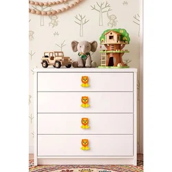 Aslan OrangeYellow Decorative Handle Set