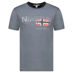 GEOGRAPHICAL NORWAY Majica kratak rukav jisland db dgrey men 254 M