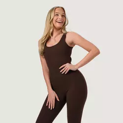 GymBeam Women‘s NEO Jumpsuit Mocha S